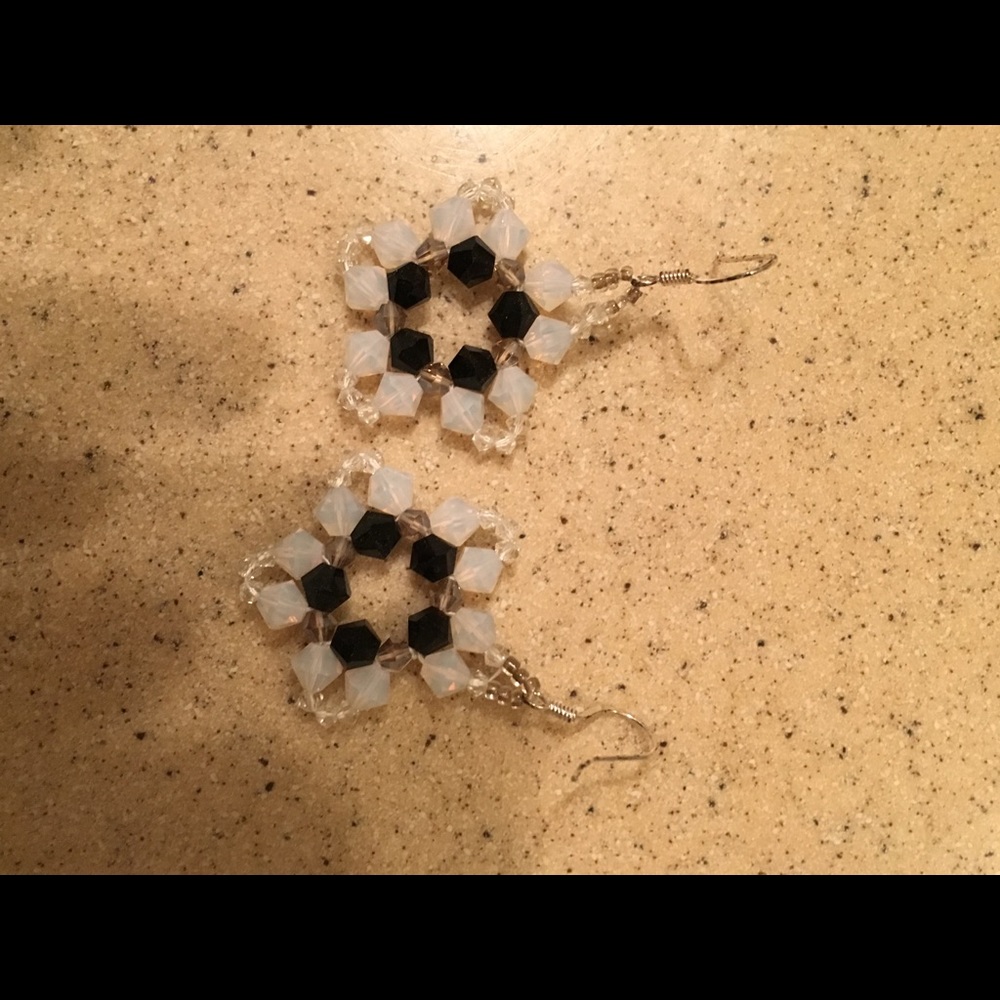 HANDMADE star earrings